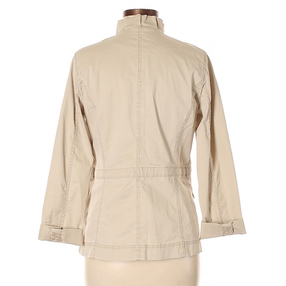 Eileen Fisher Solid Beige Jacket - Picture 2 of 2
